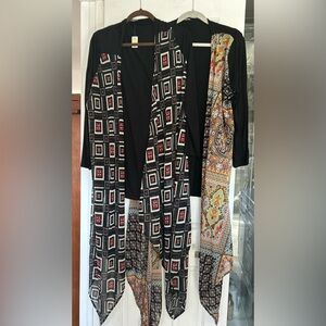 2 Cascade kimonos from Cha Cha Vente